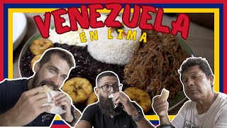 Probamos comida Venezolana en Lima nos gustó o no Luciano y Tejadita comiendo todo [upl. by Aloap]