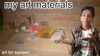 art materials art for sameer art materials video art video viral video [upl. by Zondra]