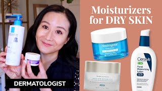 Dry Skin Moisturizers I Recommend as a Dermatologist [upl. by Cardie819]