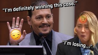 Johnny Depp winning over Amber Heard in court for 15 minutes straight [upl. by Letisha]