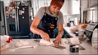 Baking Multiple Loaves of Sourdough in a Home Oven  Microbakery Tips [upl. by Eidua]