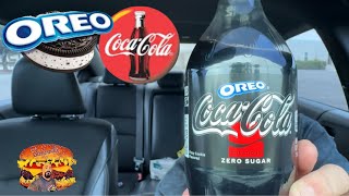 Oreo CocaCola Zero Sugar Review  Food Review  Oreo Coke [upl. by Licna]