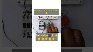 contactor start stop wiring  electrical short feed sorts shorts contactor wiring [upl. by Herates]