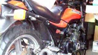 1985 GPz550 Engine Running [upl. by Kciredohr604]