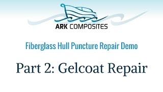 Gelcoat Repair [upl. by Nivk]