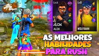 MELHOR COMBINAÇÃO DE HABILIDADES PARA RUSHAR NO FREE FIRE EM 2023 FREE FIRE DICAS [upl. by Sue691]