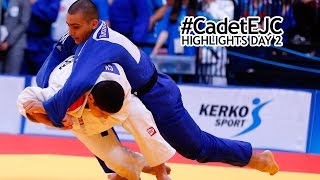 Cadet European Judo Championships HIGHLIGHTS DAY 2 [upl. by Chemarin]