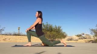 Stretch Your Psoas in Yoga’s Kneeling Lunge [upl. by Nanreik]