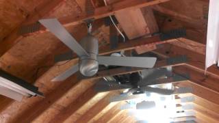 Modern Fan Co Cirrus Ceiling Fan in brushed aluminum 42quot [upl. by Yerffej]