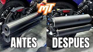 NUEVOS RINEHART RACING EXHAUST para la INDIAN SPORT CHIEF 🤯 ahora si TRUENA como debe ser 😎 [upl. by Rexanna]