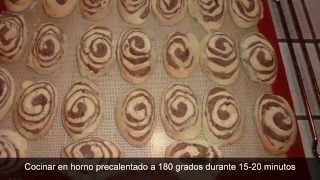 Galletas espiral de chocolate y vainilla [upl. by Sidwohl]