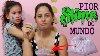 PIOR SLIME DO MUNDO  Marai Clara e JP [upl. by Arykahs]