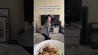 Making my brother dance for food [upl. by Jarek]