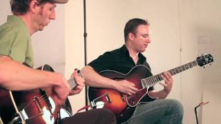 Doug Martin and Jason Vanderford perform at The Loar Workshop Hayward CA [upl. by Lenno]