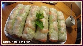 Rouleaux de printemps recette traditionnelle [upl. by Eirol]