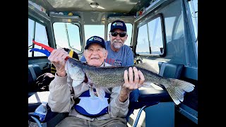 WWII Navy Veterans Epic Lake Erie Walleye Trip [upl. by Milla]