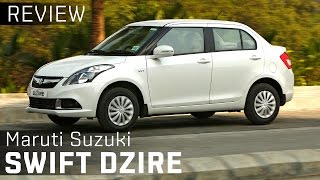 Maruti Suzuki Swift DZire  Video Review  ZigWheels [upl. by Maryrose]