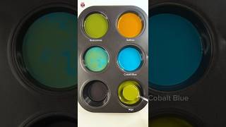 Color mixing 1  Liquid paint mixing ASMR colormixing paintmixing mixedcolors asmr [upl. by Ameerak]