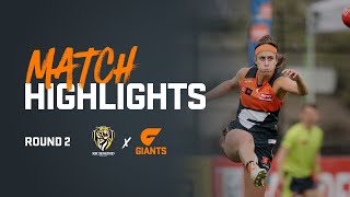 AFLW Highlights R2 v Richmond [upl. by Nicolis]