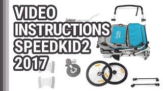 Speedkid2 Aufbau ohne Sprecher BikeTrailer Qeridoo [upl. by Nomyar]