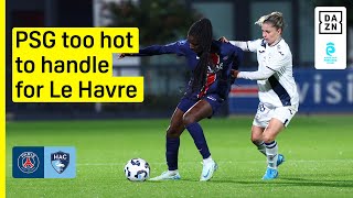 HIGHLIGHTS  Paris SaintGermain vs Le Havre  Arkema Première Ligue 202425 Matchday 3 [upl. by Haletky]