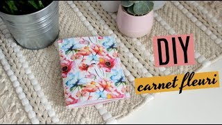 DIY carnet fleuri avec des attaches parisiennes [upl. by Katharyn]