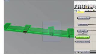 Parametric Facade Unitised System  Bracket Cover Fabrication [upl. by Orlene522]