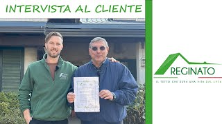 Testimonianza Del Cliente  Rifacimento Tetto Da Tegole a Pannelli Coibentati  Fabio Reginato [upl. by Keppel342]