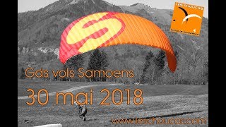 Séance grand vols parapente mieussy samoens du 30 mai 2018 [upl. by Dorej]