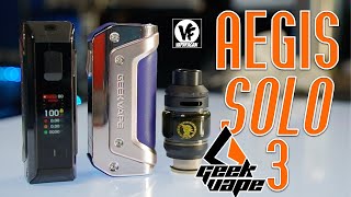 GeekVape Aegis Solo 3 Kit w Touch Lock [upl. by Nageam]