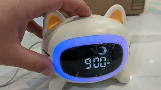 Analoi Sleep Trainer Clock  Best Kids Alarm Clock with sleep sounds [upl. by Hylton]