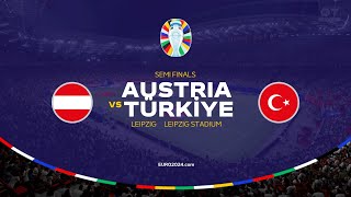 Austria Vs Türkiye  Euro 2024  Play offs  FC24 [upl. by Ruyle]