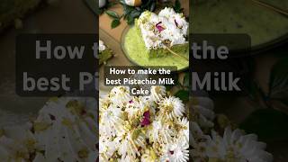 Pistachio Milk Cake milkcake easyrecipe pistachio viral [upl. by Stamata]