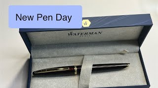 New Pen Day  Waterman Carene  FINALLY [upl. by Thadeus498]