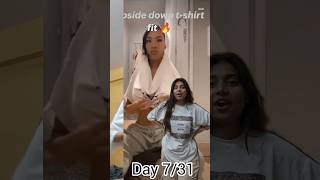 Day 731 trying pinterest trending tshirt hack  upside down youtubeshort hack [upl. by Yelsa]