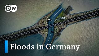 German authorities battle rising floodwaters and burst riverbanks  DW News [upl. by Nowujalo]