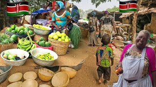 Rural African village market day in kisumu Kenya  Cost of Living in Kenya 🇰🇪 [upl. by Aneehs641]