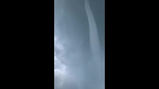 Video Close video of a waterspout on N Redington Beach [upl. by Ilyah991]