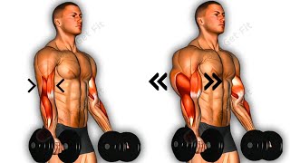 The BEST 5 Exercises for Bigger Biceps💪  Only Dumbbells [upl. by Dwan]