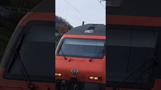 IC3 von Basel SBB nach Zürich HB in SteinSäckingen Schweiz🇨🇭sbb trainspotting shorts yt [upl. by Perreault]