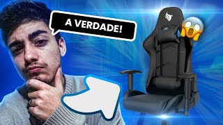 cadeira gamer pichau Donek preta  Review após 3 meses de uso [upl. by Macrae]