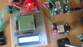 vehicle tracking system using gps and gsm by ajit [upl. by Yarazed507]