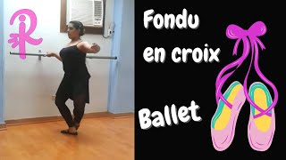 Fondu en Croix  BALLET Clásico  Clase abierta  Grupo ADULTOS  Jackelinromadanza [upl. by Christabel]