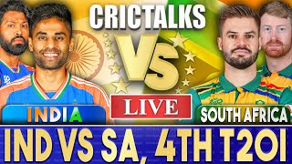 Live IND Vs SA 4th T20I Joburg  Live Scores amp Commentary  India vs South Africa  2024 [upl. by Trillbee]