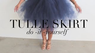 DIY Tulle Skirt Your Inner Carrie Bradshaw Will Thank You [upl. by Mitran690]