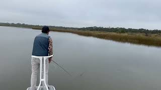 Texas Redfishing in December Refusal Shorts [upl. by Nohsyar219]