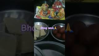 laddu gopal radharani bhog seva🙏😊💞trending viralvideo food shorts support subscribers [upl. by Tana562]