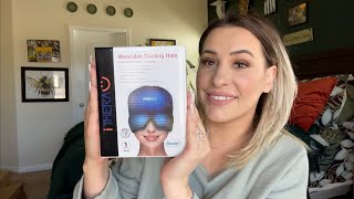 iTHERAU Gel Ice Headache amp Migraine Relief Hat Amazon Review [upl. by Nyvek]