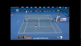 Azarenka vs Sharapova  Moan Battle Alien Version [upl. by Fahey]