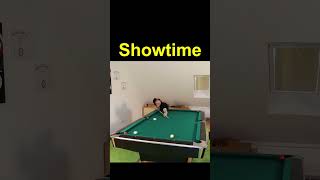 3 X Showtime billiards trickshots 8ballpool shorts [upl. by Armahs]